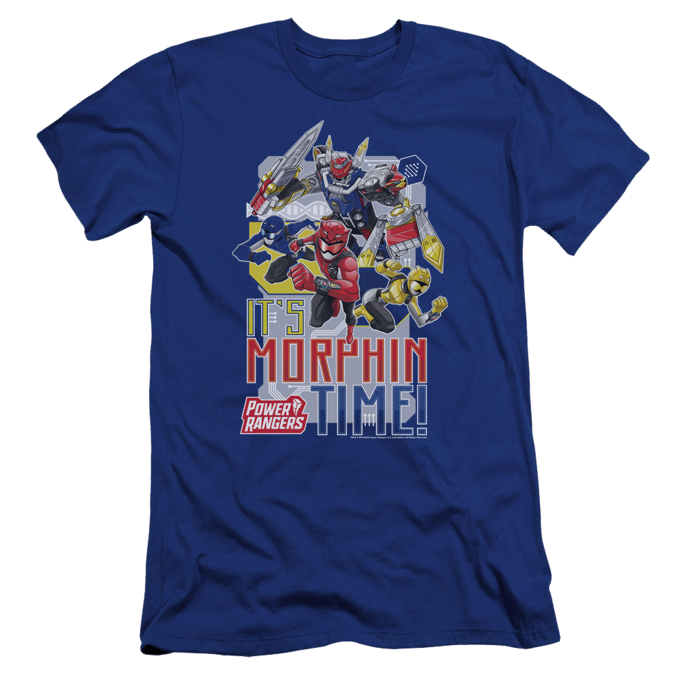 Power Rangers Morphin Time - Men's Premium Slim Fit T-Shirt Men's Premium Slim Fit T-Shirt Power Rangers   