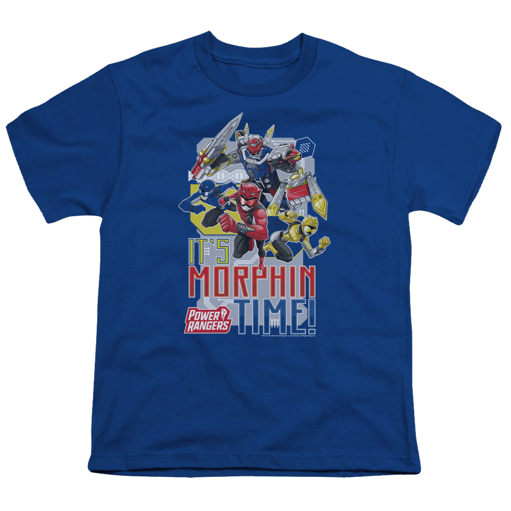 Power Rangers Morphin Time - Youth T-Shirt Youth T-Shirt (Ages 8-12) Power Rangers   