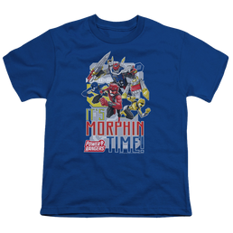 Power Rangers Morphin Time - Youth T-Shirt Youth T-Shirt (Ages 8-12) Power Rangers   