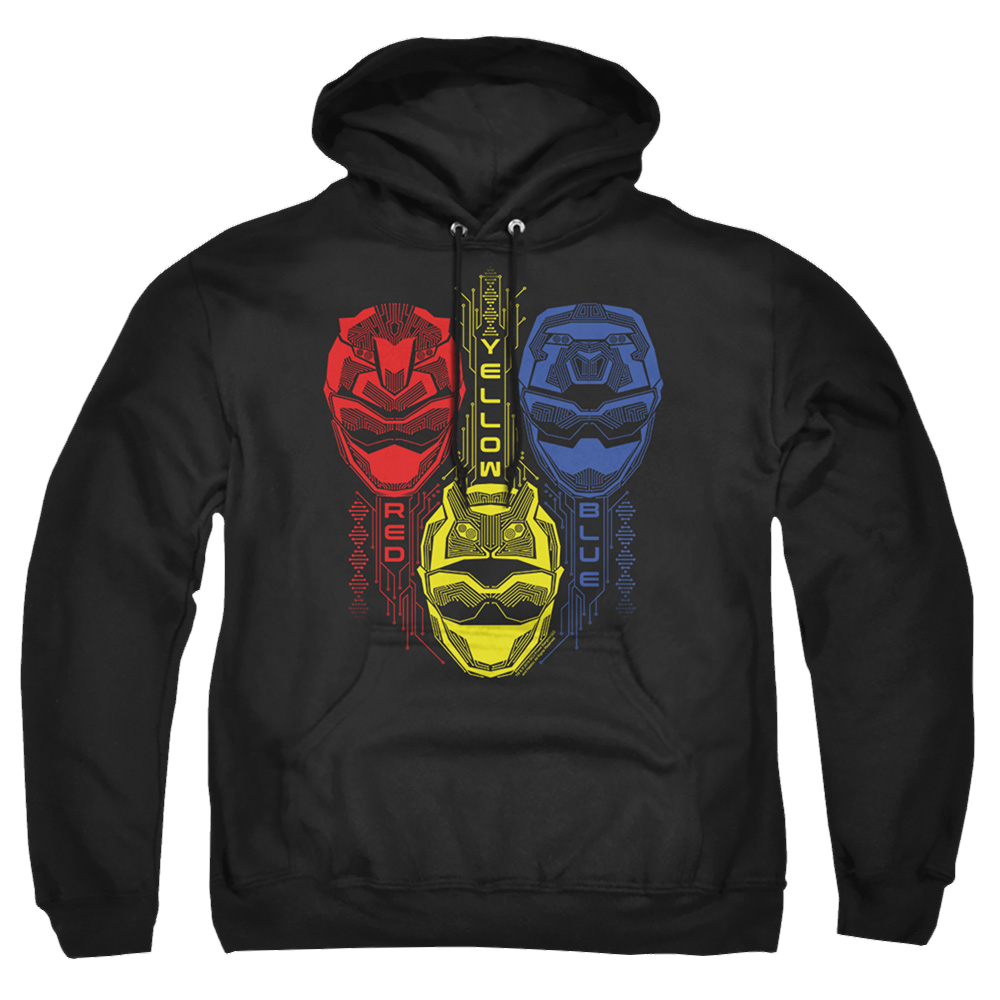 Power Rangers Red Yellow Blue - Pullover Hoodie Pullover Hoodie Power Rangers   