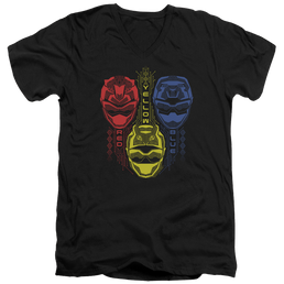 Power Rangers Red Yellow Blue - Men's V-Neck T-Shirt Men's V-Neck T-Shirt Power Rangers   
