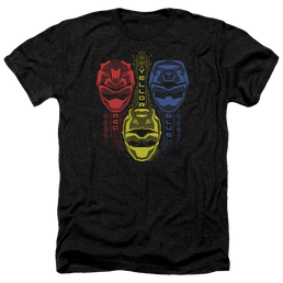 Power Rangers Red Yellow Blue - Men's Heather T-Shirt Men's Heather T-Shirt Power Rangers   