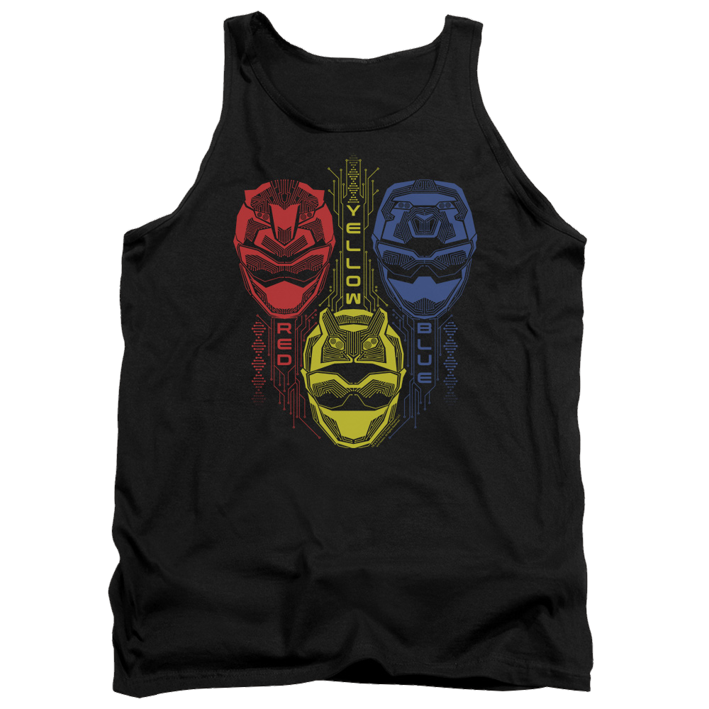 Power Rangers Red Yellow Blue - Men's Tank Top Men's Tank Power Rangers   