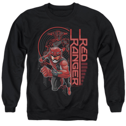 Power Rangers Red Ranger - Men's Crewneck Sweatshirt Men's Crewneck Sweatshirt Power Rangers   
