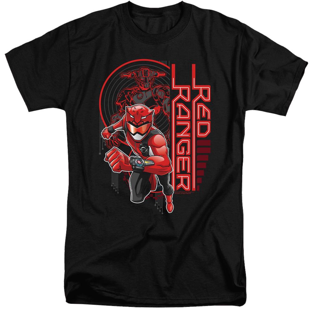 Power Rangers Red Ranger - Men's Tall Fit T-Shirt Men's Tall Fit T-Shirt Power Rangers   