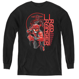 Power Rangers Red Ranger - Youth Long Sleeve T-Shirt Youth Long Sleeve T-Shirt Power Rangers   