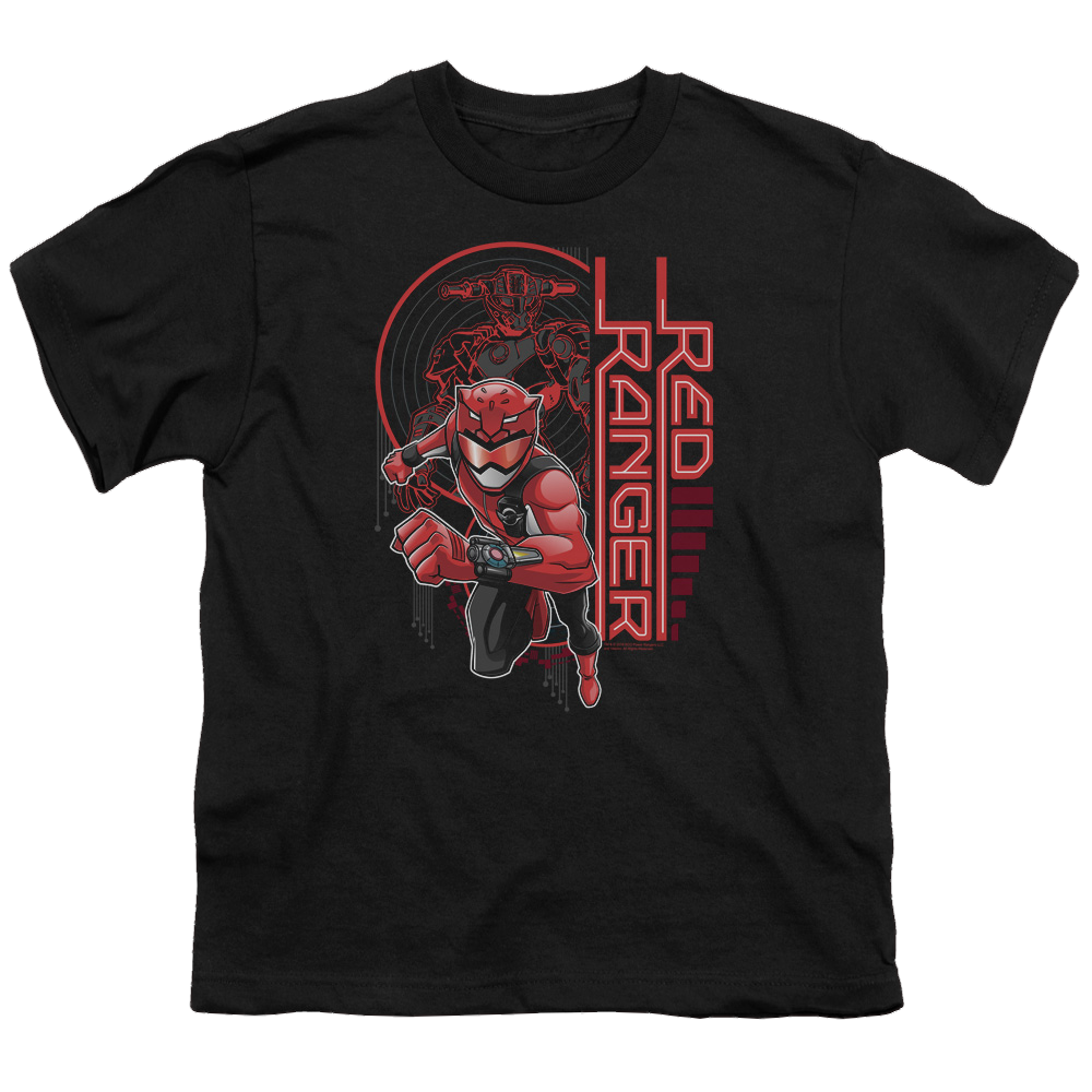 Power Rangers Red Ranger - Youth T-Shirt Youth T-Shirt (Ages 8-12) Power Rangers   