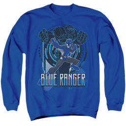 Power Rangers Blue Ranger - Men's Crewneck Sweatshirt Men's Crewneck Sweatshirt Power Rangers   