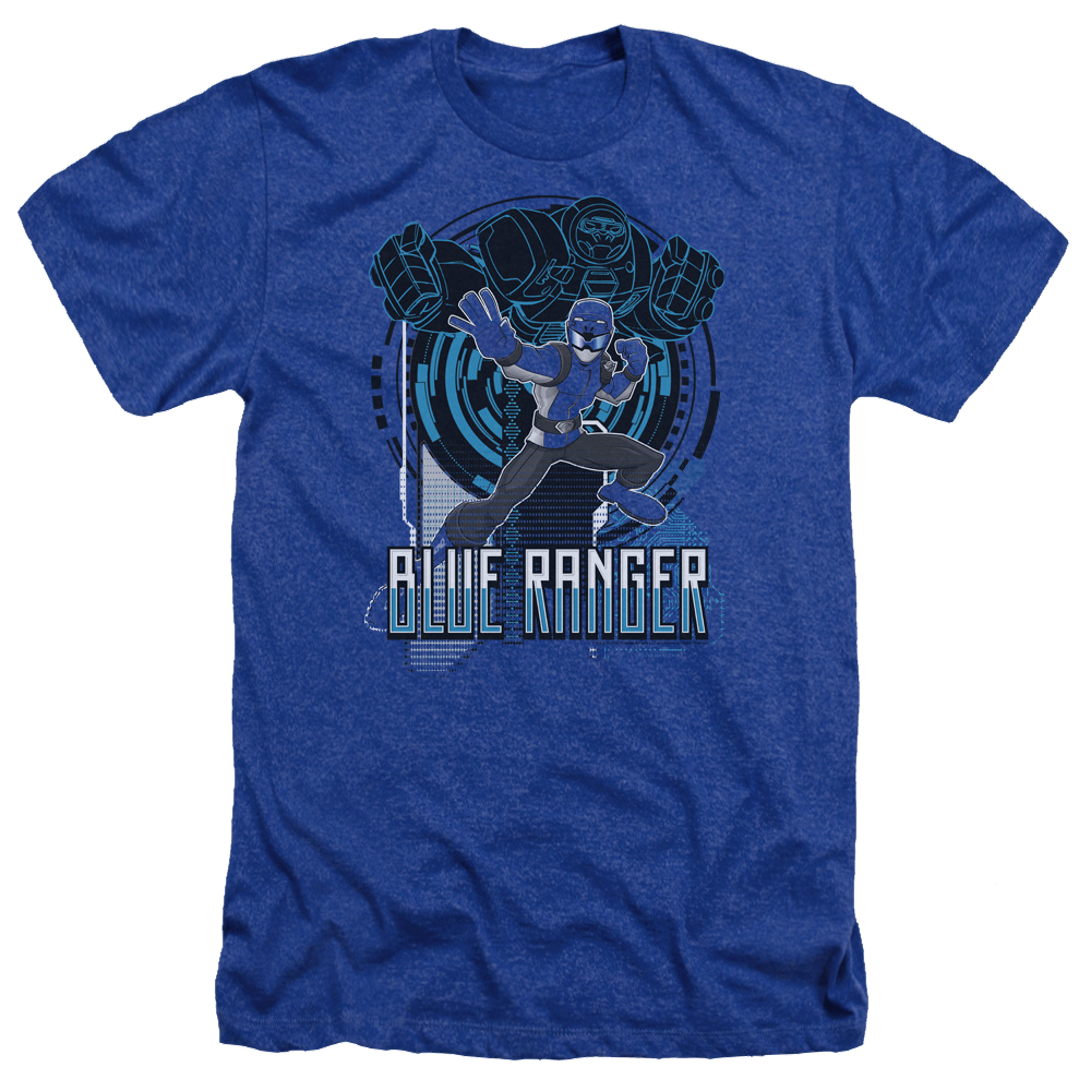 Power Rangers Blue Ranger - Men's Heather T-Shirt Men's Heather T-Shirt Power Rangers   