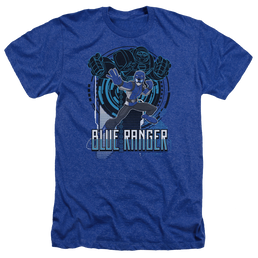 Power Rangers Blue Ranger - Men's Heather T-Shirt Men's Heather T-Shirt Power Rangers   