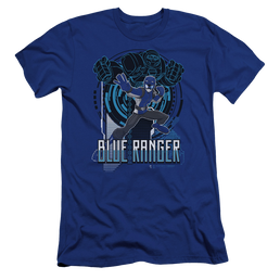Power Rangers Blue Ranger - Men's Premium Slim Fit T-Shirt Men's Premium Slim Fit T-Shirt Power Rangers   