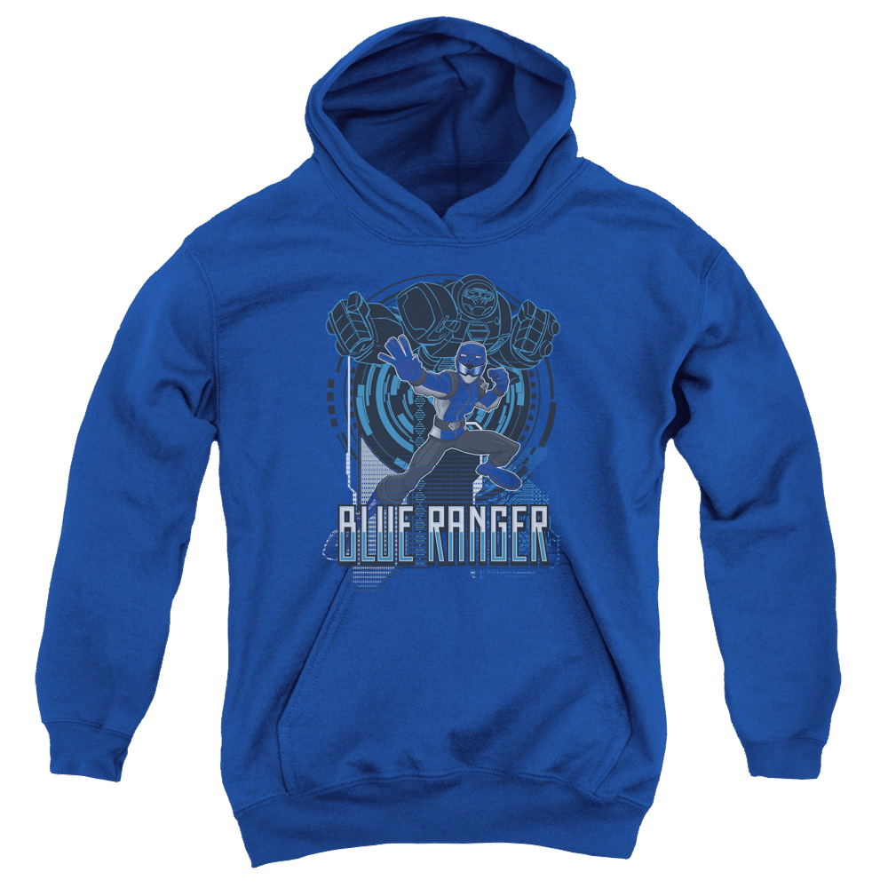 Power Rangers Blue Ranger - Youth Hoodie Youth Hoodie (Ages 8-12) Power Rangers   