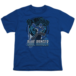 Power Rangers Blue Ranger - Youth T-Shirt Youth T-Shirt (Ages 8-12) Power Rangers   