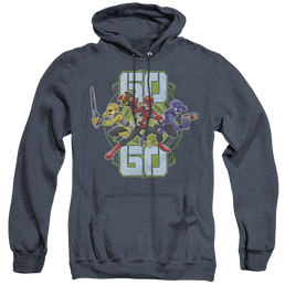 Power Rangers Go Go - Heather Pullover Hoodie Heather Pullover Hoodie Power Rangers   