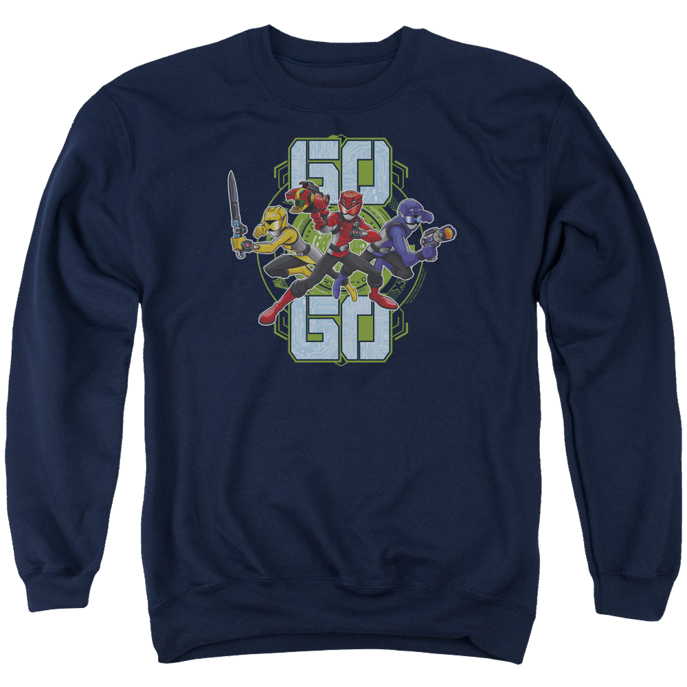 Power Rangers Go Go - Men's Crewneck Sweatshirt Men's Crewneck Sweatshirt Power Rangers   