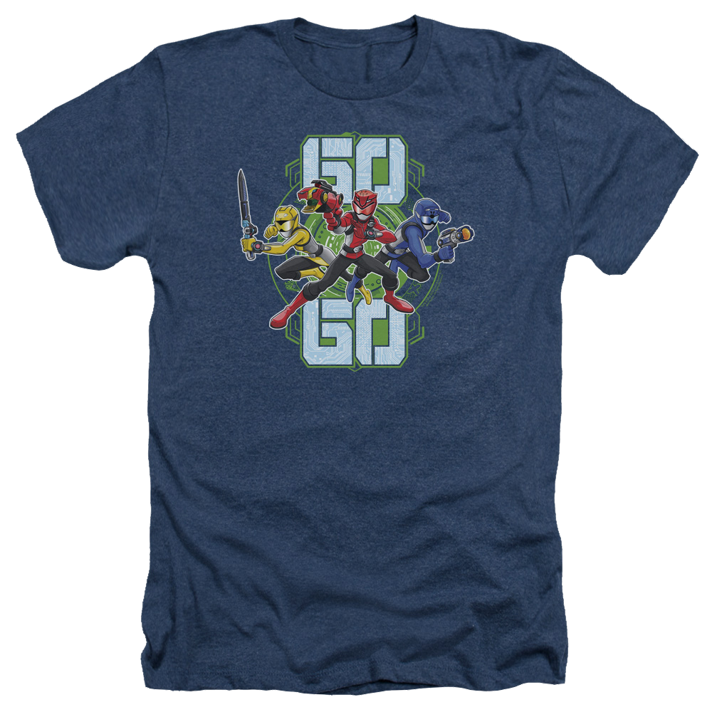 Power Rangers Go Go - Men's Heather T-Shirt Men's Heather T-Shirt Power Rangers   