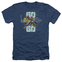 Power Rangers Go Go - Men's Heather T-Shirt Men's Heather T-Shirt Power Rangers   
