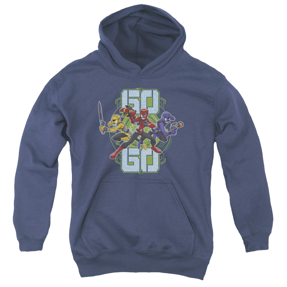 Power Rangers Go Go - Youth Hoodie Youth Hoodie (Ages 8-12) Power Rangers   
