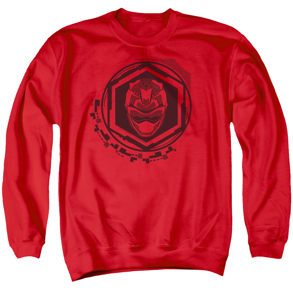 Power Rangers Red Ranger - Men's Crewneck Sweatshirt Men's Crewneck Sweatshirt Power Rangers   