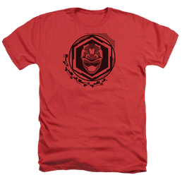 Power Rangers Red Ranger - Men's Heather T-Shirt Men's Heather T-Shirt Power Rangers   