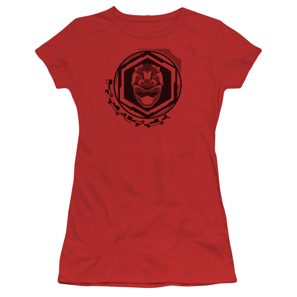 Power Rangers Red Ranger - Juniors T-Shirt Juniors T-Shirt Power Rangers   