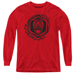 Power Rangers Red Ranger - Youth Long Sleeve T-Shirt Youth Long Sleeve T-Shirt Power Rangers   