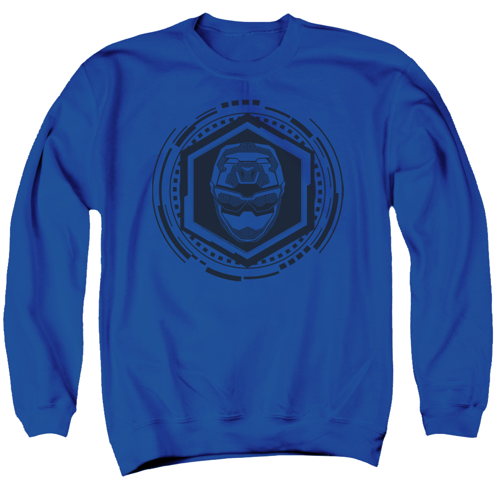 Power Rangers Blue Ranger - Men's Crewneck Sweatshirt Men's Crewneck Sweatshirt Power Rangers   