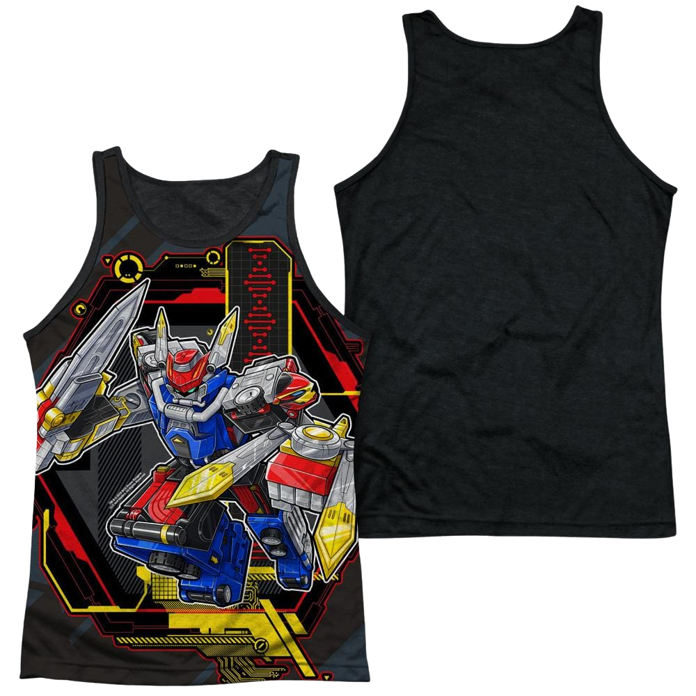 Power Rangers Megazord - Men's Black Back Tank Top Men's Black Back Tank Power Rangers   