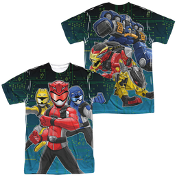 Power Rangers Battle Stance (Front/Back Print) - Men's All-Over Print T-Shirt Men's All-Over Print T-Shirt Power Rangers   