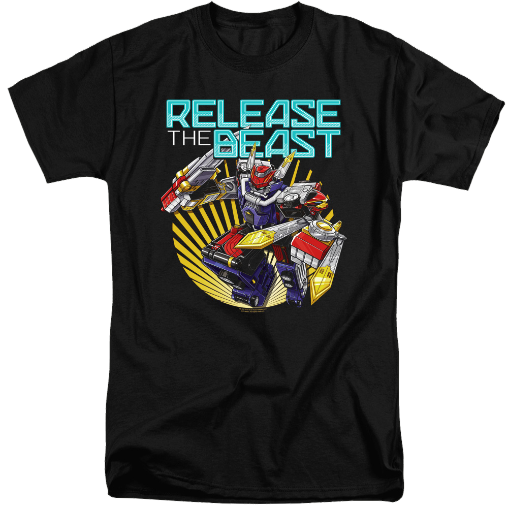 Power Rangers Beast Release - Men's Tall Fit T-Shirt Men's Tall Fit T-Shirt Power Rangers   