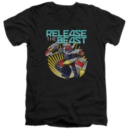 Power Rangers Beast Release - Men's V-Neck T-Shirt Men's V-Neck T-Shirt Power Rangers   