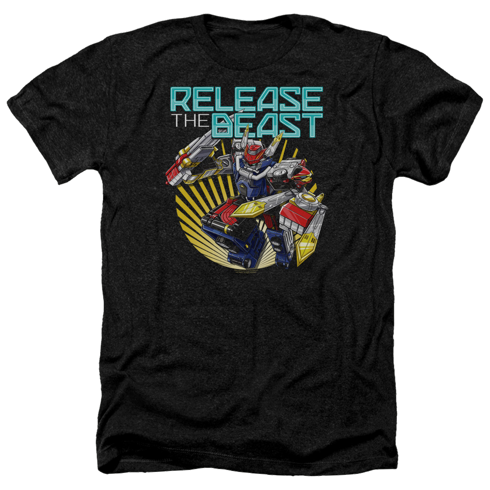 Power Rangers Beast Release - Men's Heather T-Shirt Men's Heather T-Shirt Power Rangers   