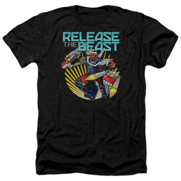 Power Rangers Beast Release - Men's Heather T-Shirt Men's Heather T-Shirt Power Rangers   