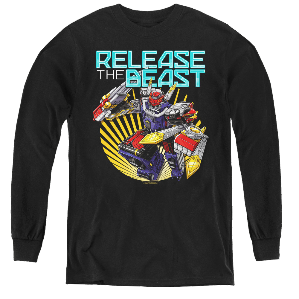 Power Rangers Beast Release - Youth Long Sleeve T-Shirt Youth Long Sleeve T-Shirt Power Rangers   