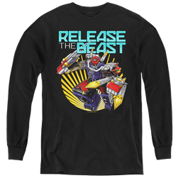 Power Rangers Beast Release - Youth Long Sleeve T-Shirt Youth Long Sleeve T-Shirt Power Rangers   