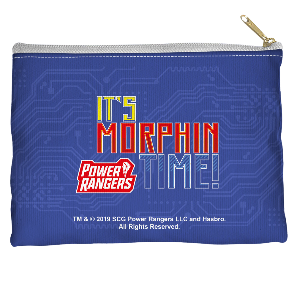 Power Rangers Its Morphin Time - Straight Bottom Accessory Pouch Straight Bottom Accessory Pouches Power Rangers   