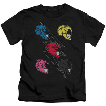 Power Rangers Line Helmets Kid's T-Shirt (Ages 4-7) Kid's T-Shirt (Ages 4-7) Power Rangers   