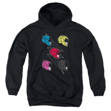 Power Rangers Line Helmets Youth Hoodie (Ages 8-12) Youth Hoodie (Ages 8-12) Power Rangers   