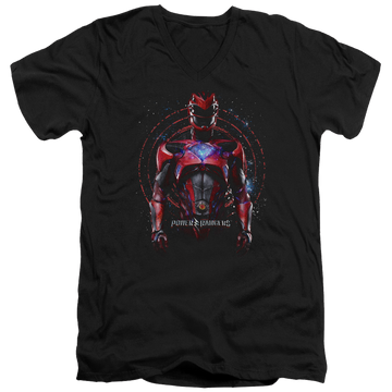 Power Rangers Red Ranger Men's V-Neck T-Shirt Men's V-Neck T-Shirt Power Rangers   