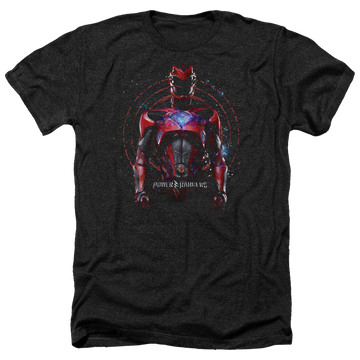 Power Rangers Red Ranger Men's Heather T-Shirt Men's Heather T-Shirt Power Rangers   
