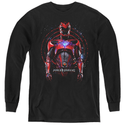 Power Rangers Movie Red Ranger - Youth Long Sleeve T-Shirt Youth Long Sleeve T-Shirt Power Rangers   