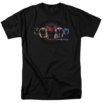Power Rangers Head Group Men's Regular Fit T-Shirt Men's Regular Fit T-Shirt Power Rangers   