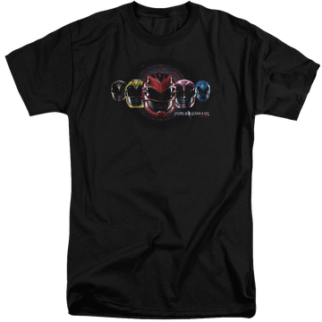 Power Rangers Head Group Men's Tall Fit T-Shirt Men's Tall Fit T-Shirt Power Rangers   