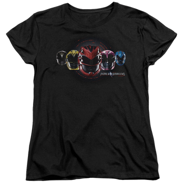 Power Rangers Head Group Women's T-Shirt Women's T-Shirt Power Rangers   