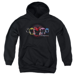 Power Rangers Head Group Youth Hoodie (Ages 8-12) Youth Hoodie (Ages 8-12) Power Rangers   