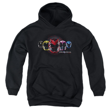 Power Rangers Head Group Youth Hoodie (Ages 8-12) Youth Hoodie (Ages 8-12) Power Rangers   
