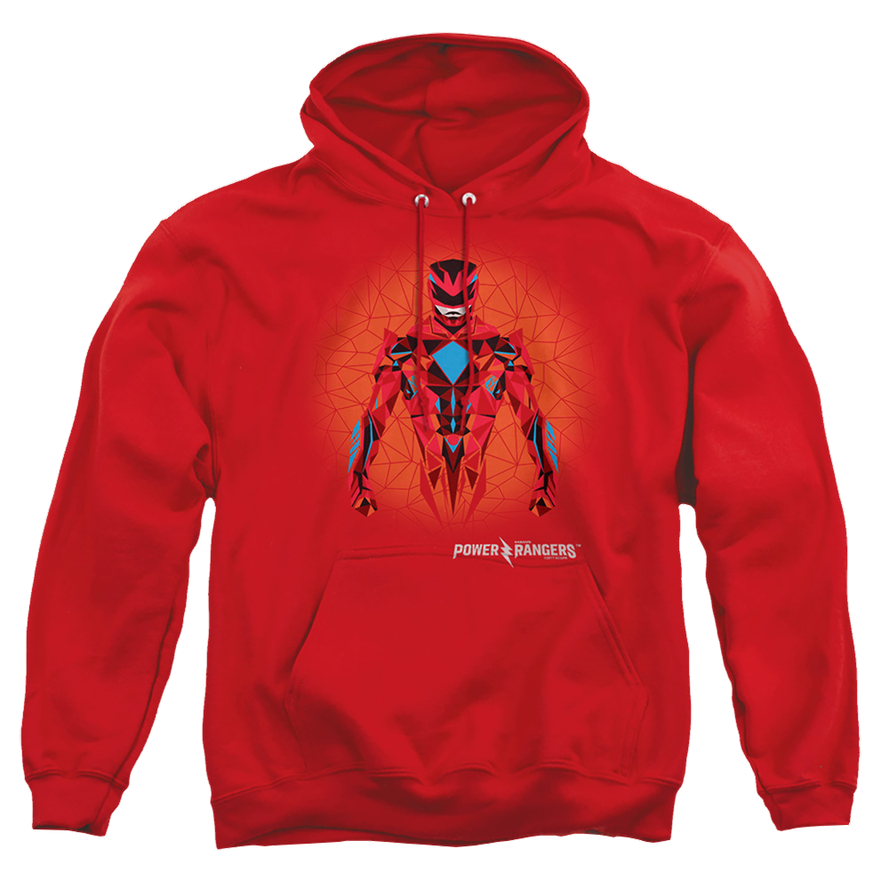 Power Rangers Red Power Ranger Graphic Pullover Hoodie Pullover Hoodie Power Rangers   