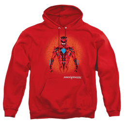 Power Rangers Red Power Ranger Graphic Pullover Hoodie Pullover Hoodie Power Rangers   