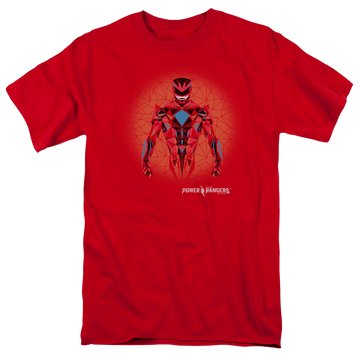 Power Rangers Red Power Ranger Graphic Men's Regular Fit T-Shirt Men's Regular Fit T-Shirt Power Rangers   