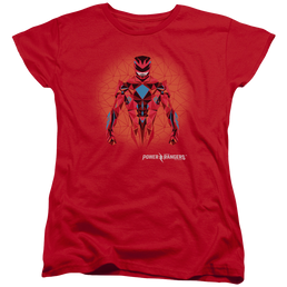 Power Rangers Red Power Ranger Graphic Women's T-Shirt Women's T-Shirt Power Rangers   